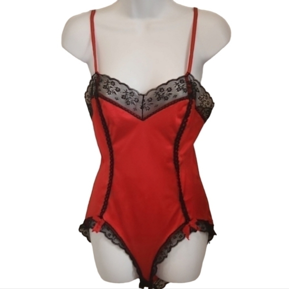 NANI Flo Red Teddy Lingerie - Picture 1 of 3